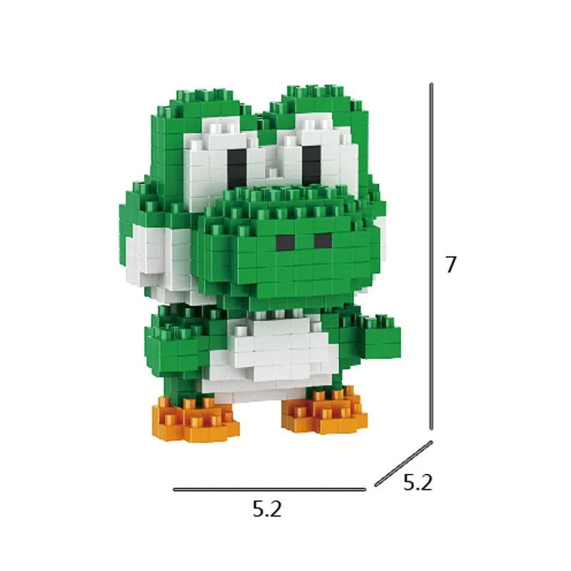 Micro-Konstruktionsblöcke – Super Mario®, Luigi, Yoshi, Bowser (zur Montage)