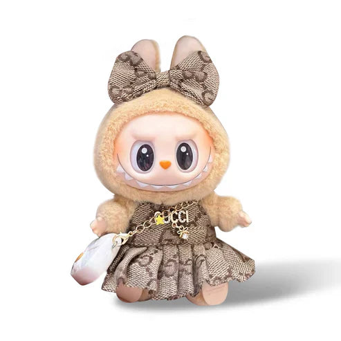 GG-Kleid-Outfit (Labubu nicht inbegriffen)