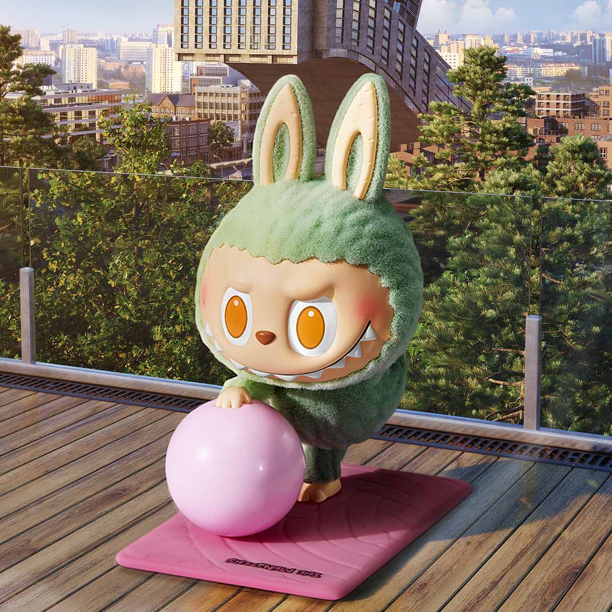 Labubu Lazy Yoga – Blindbox [1 kaufen, 2 bekommen]