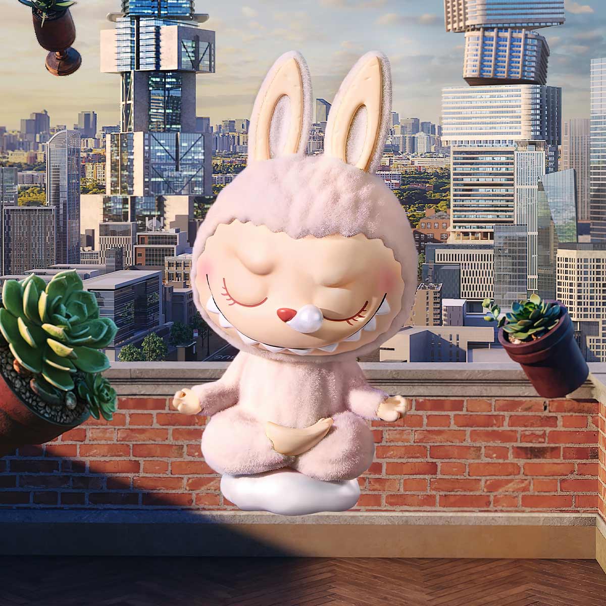 Labubu Lazy Yoga – Blindbox [1 kaufen, 2 bekommen]