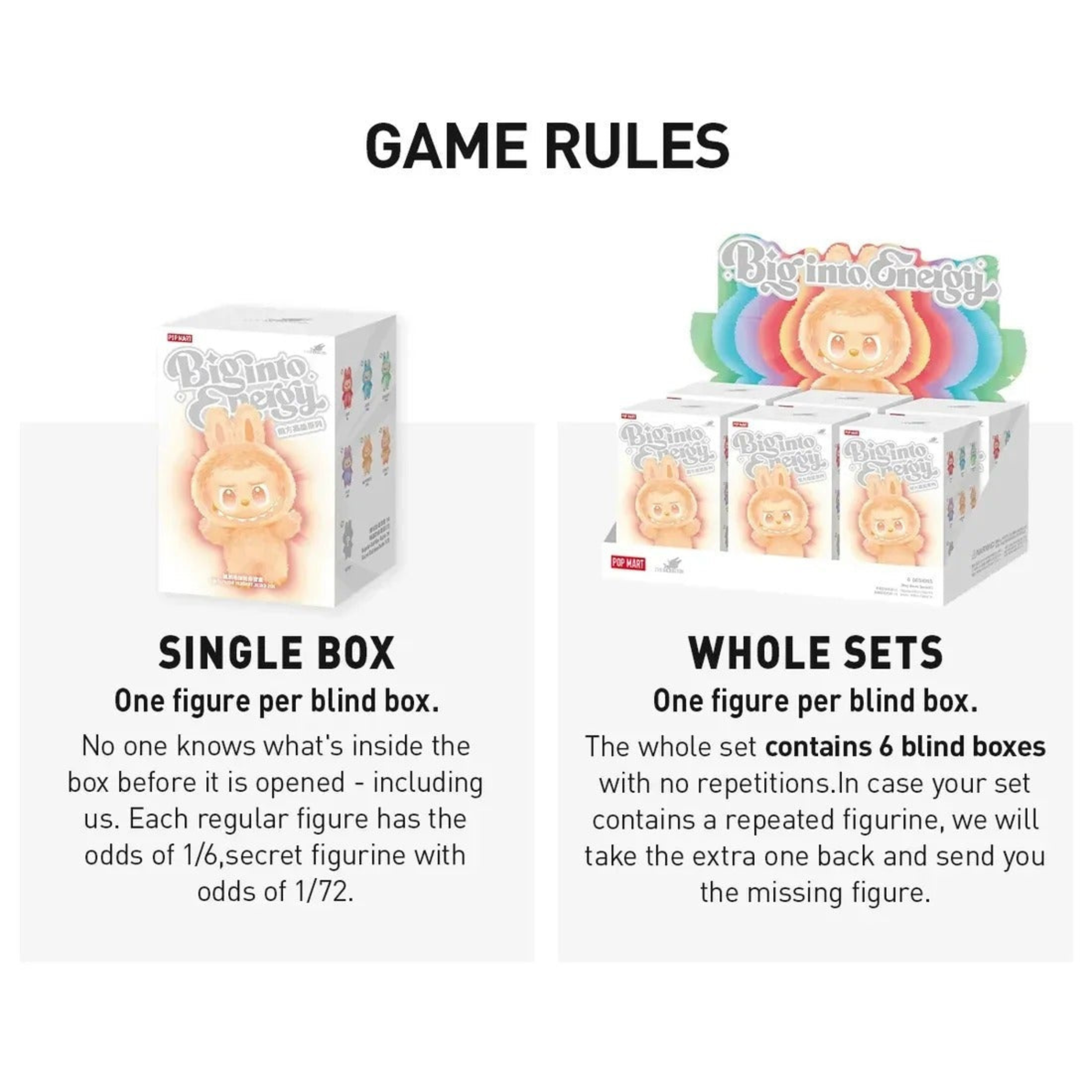 Labubu Big Into Energy V3 - Blind Box [BUY 1 GET 2]