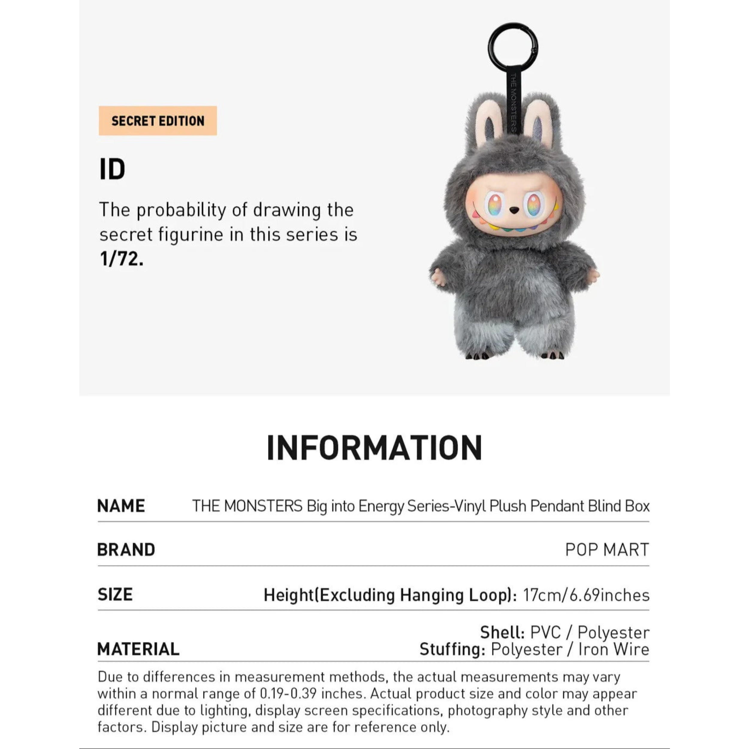 Labubu Big Into Energy V3 - Blind Box [BUY 1 GET 2]
